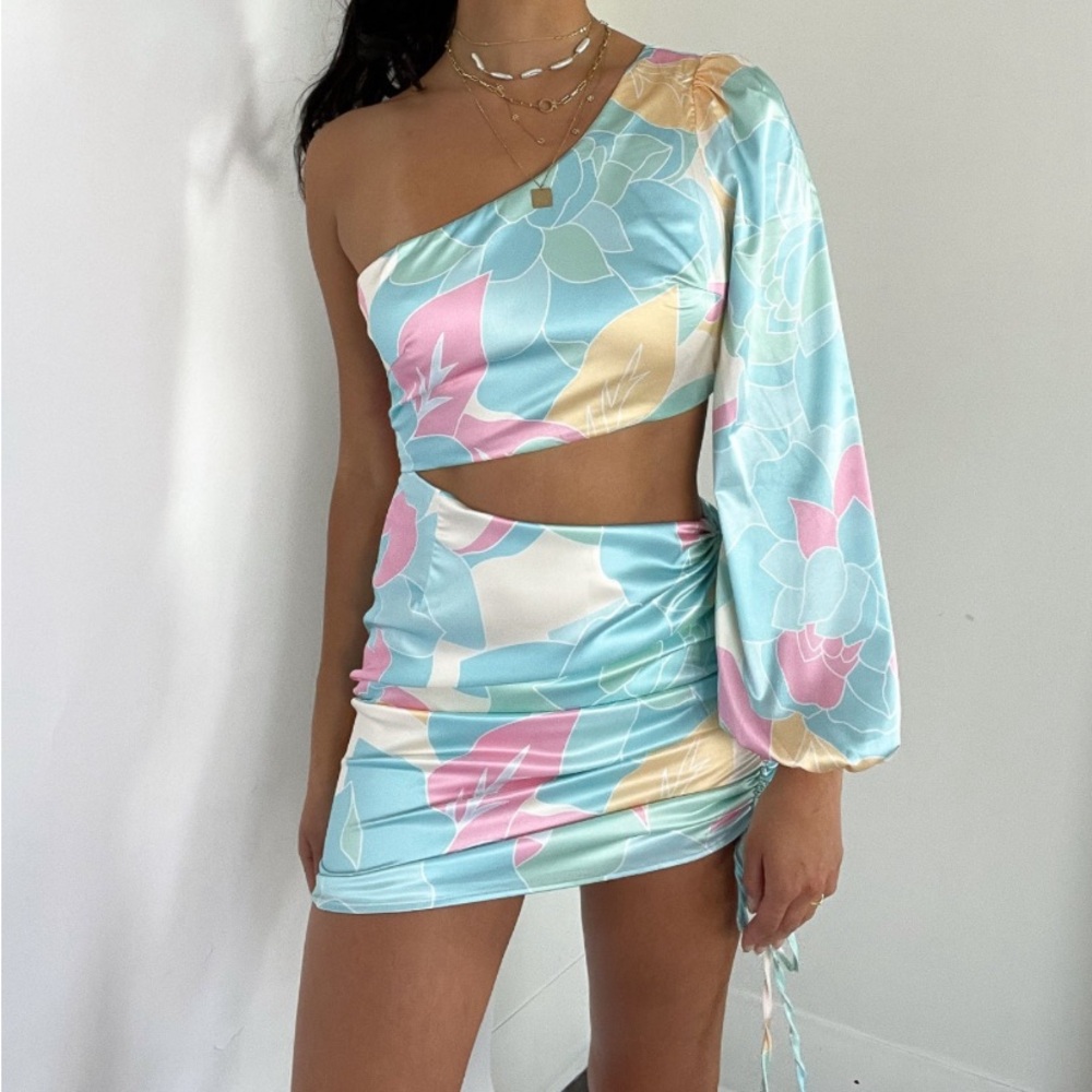 American Threads floral mini dress